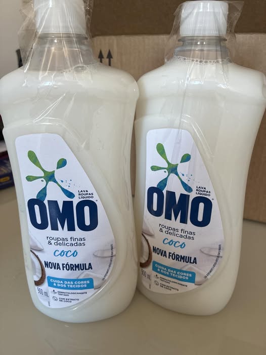 🤓Sabão Líquido Omo Roupas Finas e Delicadas Coco 900ml