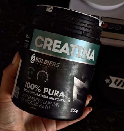Creatina Monohidratada Pote  Soldiers Nutrition 300g