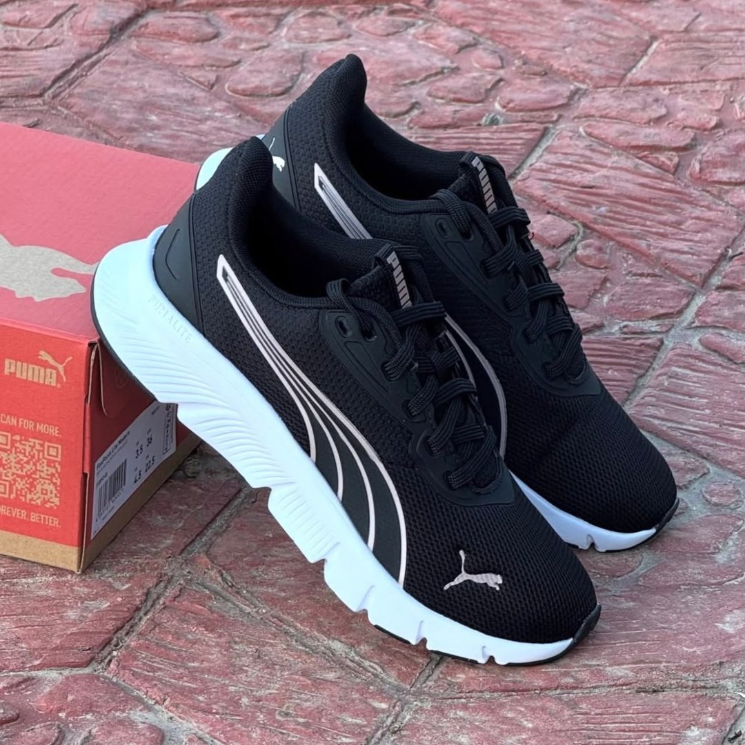 Tênis Flexfocuslite Modern Feminino Bpd Puma Preto E Branco 35 Br