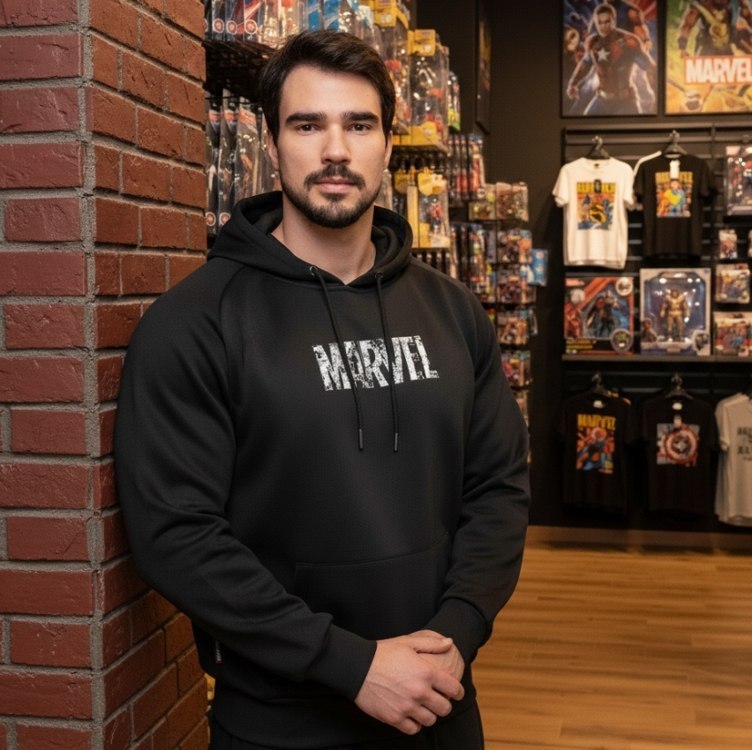 Moletom Mooncity Marvel Masculino