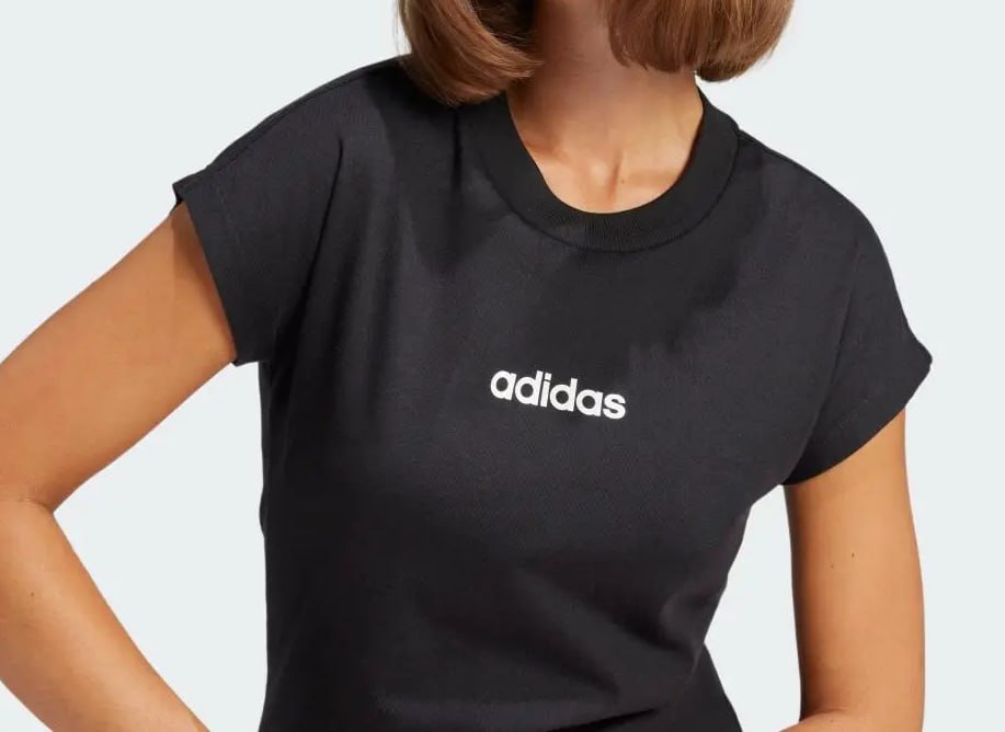 Camiseta Algodão Essentials Linear adidas