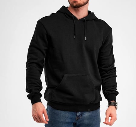 Moletom Unissex Capuz Blusa De Frio Algodão Canguru Casaco