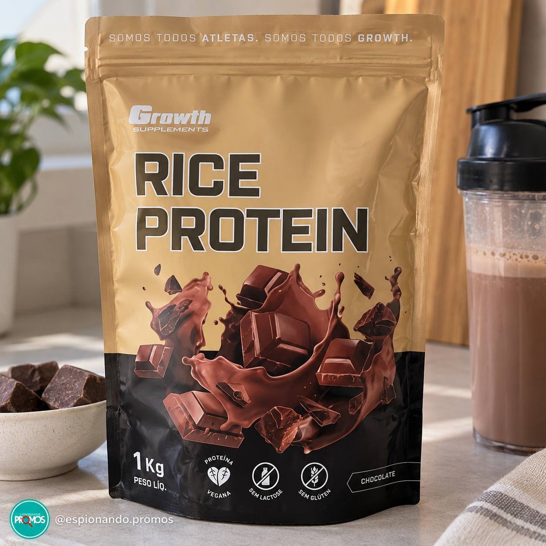 Proteína De Arroz 1kg - Sabor Chocolate