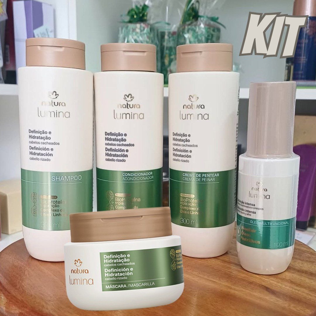 Kit Lumina Crespos Completo (5 produtos)