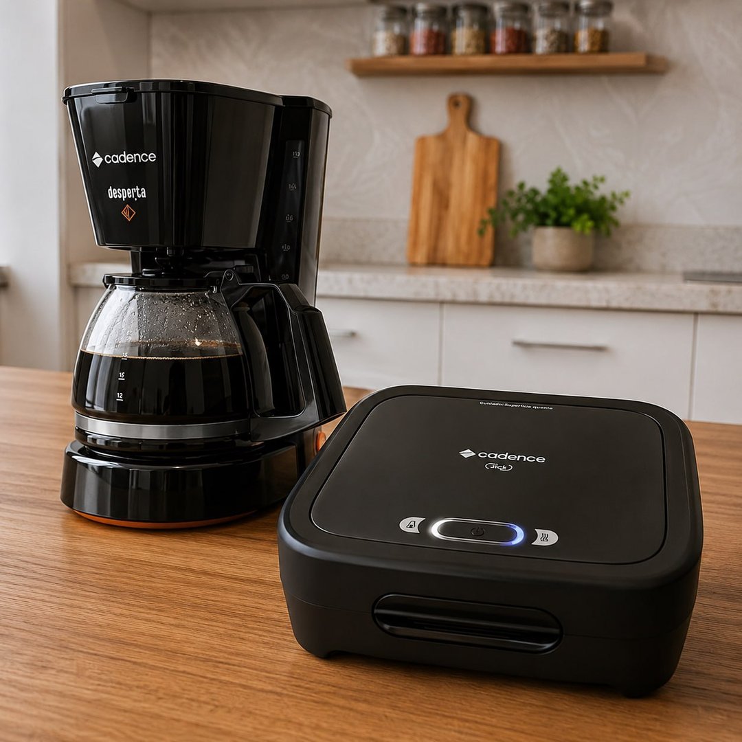 Kit Click Cadence - Sanduicheira e Cafeteira Desperta - 127V