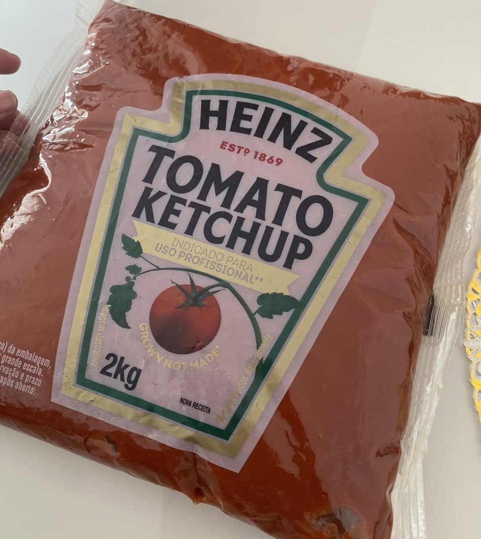 Sache Tamanho Grande Heinz Ketchup  Tradicional - 2KG