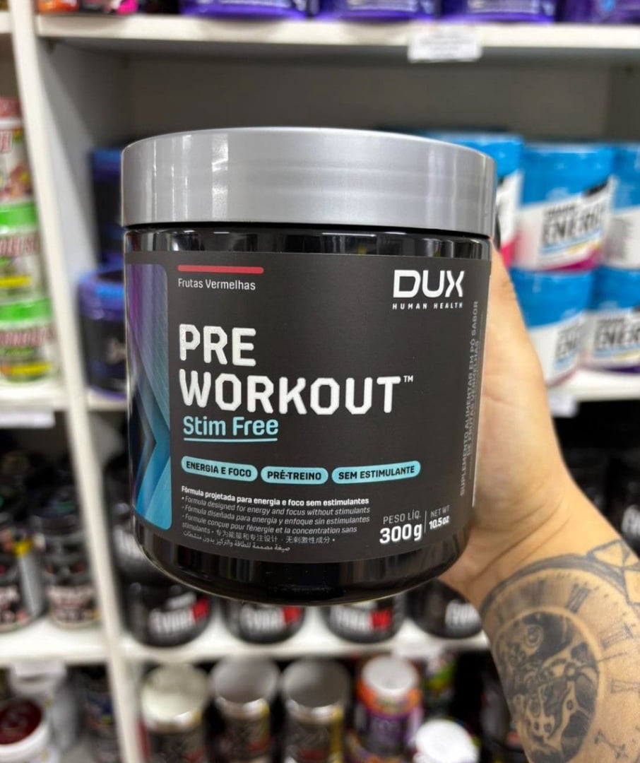 PRE WORKOUT ORIGINAL STIM FREE 300G FRUTAS VERMELHAS