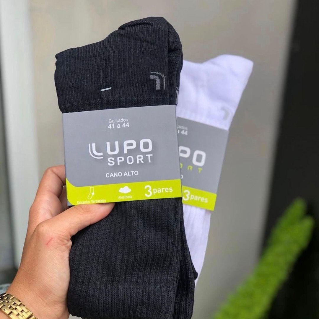 Kit 6 Pares De Meias Lupo Sport Cano Longo