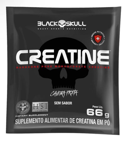 Creatina Pura 66g Black Skull