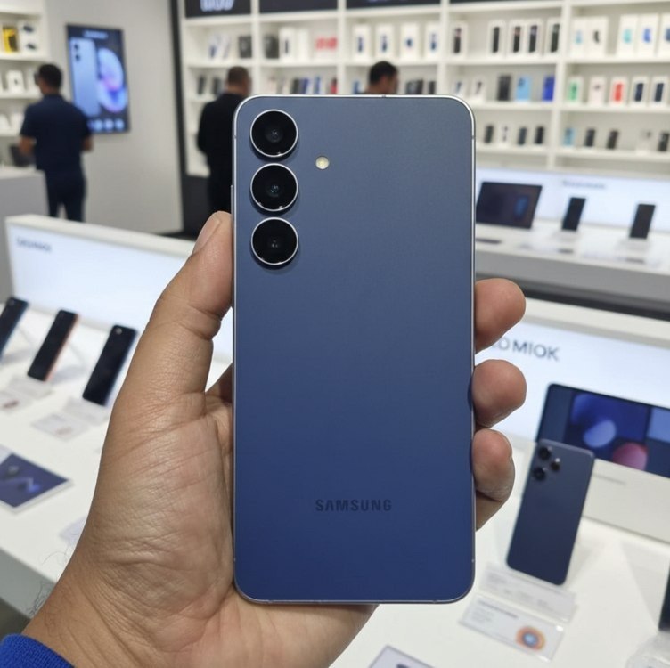 Celular Samsung Galaxy S25 FE 5G, 128GB, 8GB, Câmera Tripla - Azul Marinho