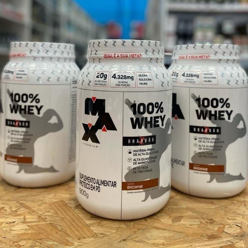 100% Whey (900g), Banoffee, Max Titanium