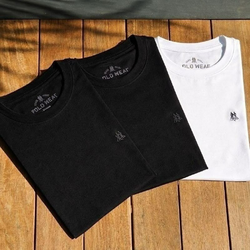 Kit 3 Camisetas Masculinas Polo Wear