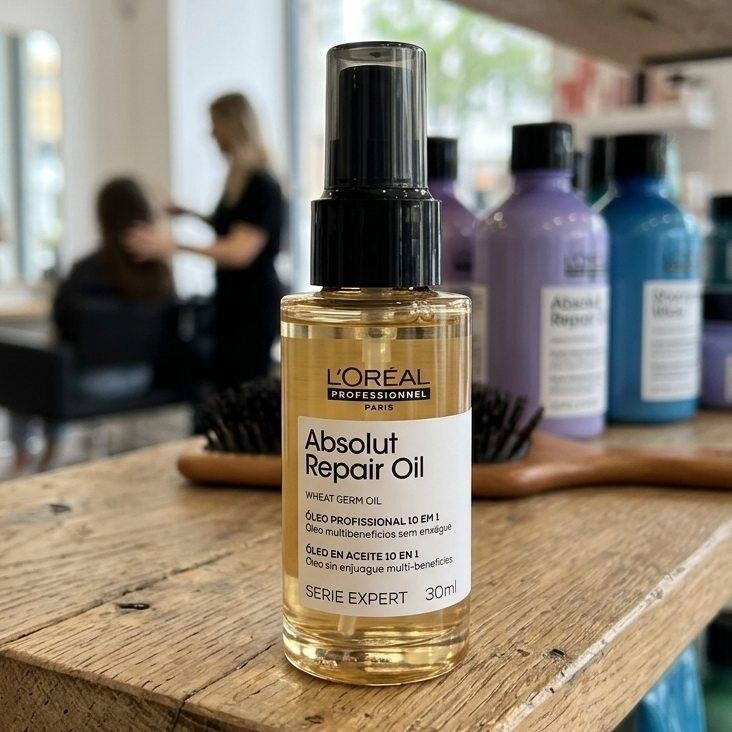 L'Oréal Professionnel Absolut Repair, Óleo de Tratamento Capilar Leave-in Multi-Benefícios...