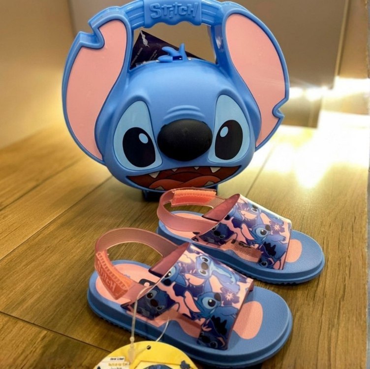 Sandália Grendene Kids Stitch Hora Do Lanche Kit- 23326