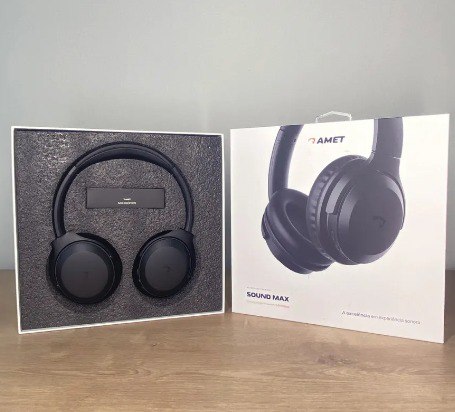 Fone Amet Bluetooth Bateria 65h Equalizador Microfone Preto