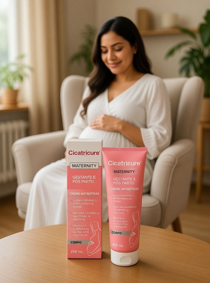 Cicatricure Creme Corporal Maternity Antiestrias 250ml - Gestante | Pós Parto | Maternidad...