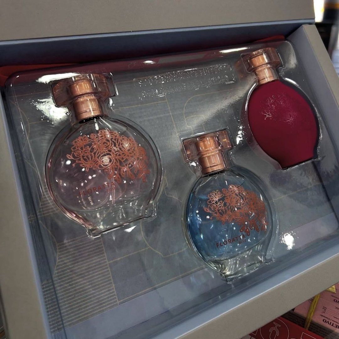 Perfume Floratta Colônia Spray 30 Ml - Presente (3 Itens)