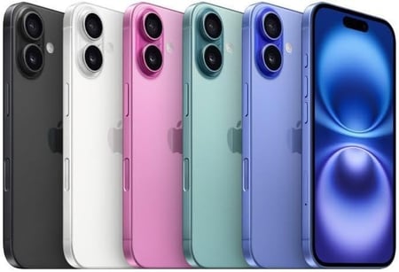Apple iPhone 16 (128 GB) – Branco