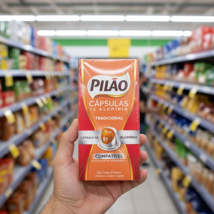 Café Pilão Cápsula Tradicional - 10 unidades - 52 gramas