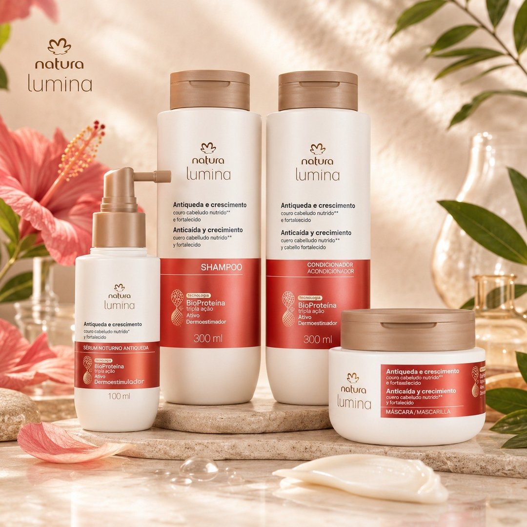 Kit Lumina Antiqueda e Crescimento (4 produtos)