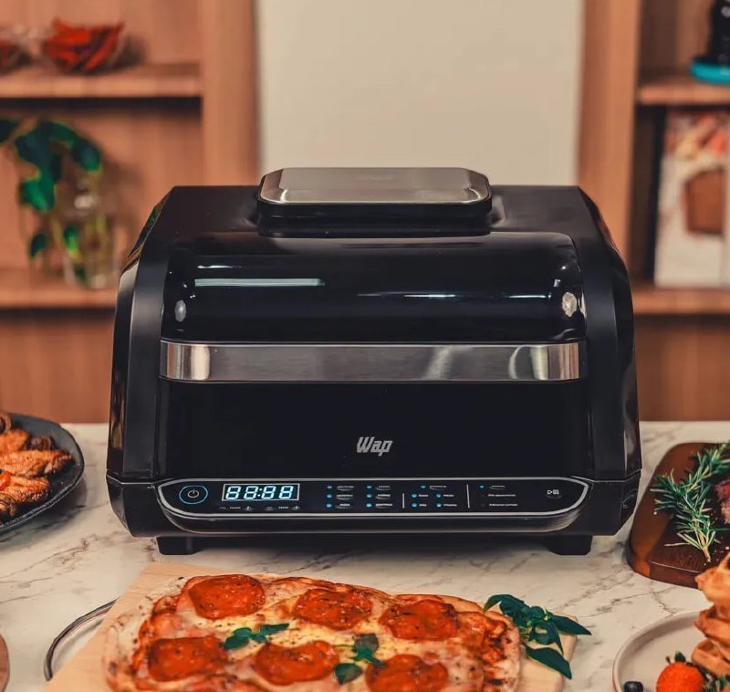 WAP Airfry WAP BARBECUE HEAT DIGITAL Prosdócimo WC AB1030 8 em 1 com Função Barbecue e Painel Digital 220V