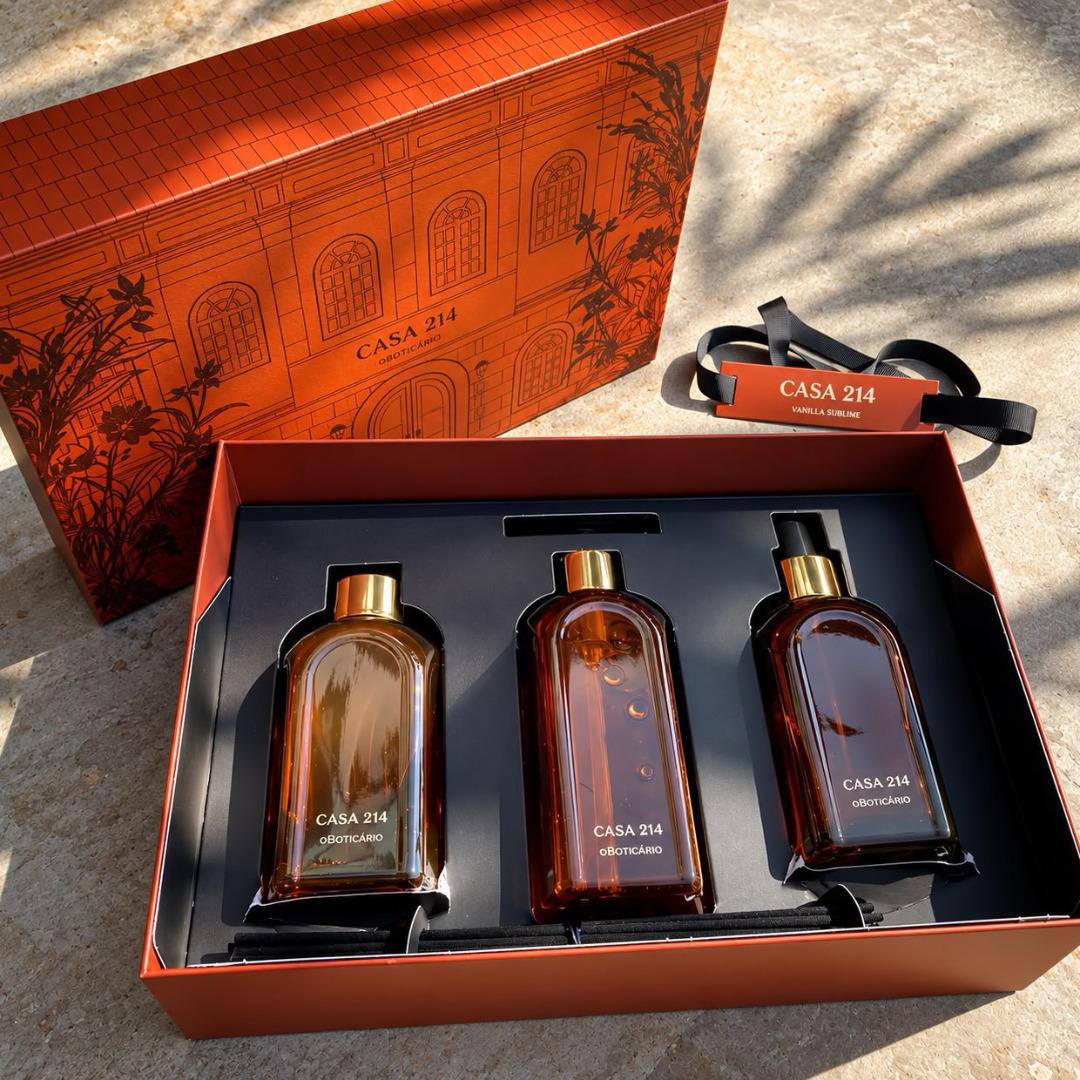 O Boticário Kit Presente Casa 214 Vanilla Sublime (3 Itens)