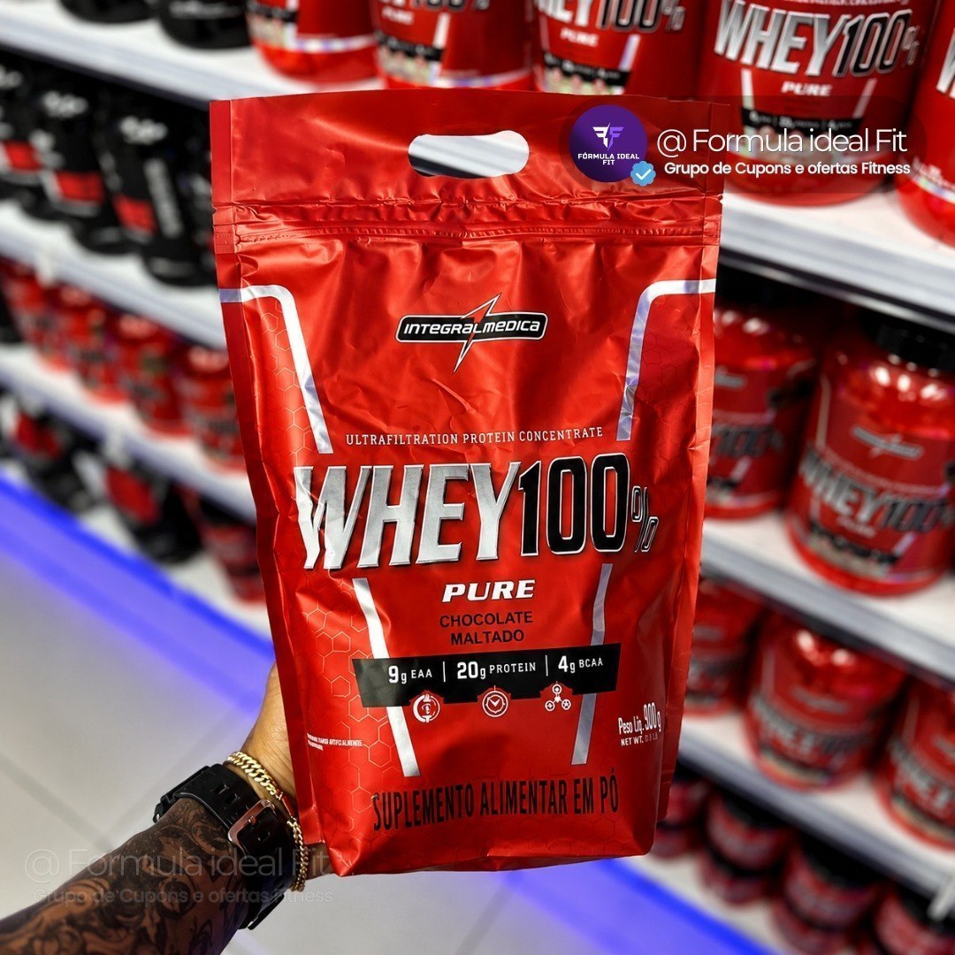 Whey 100% Pure - Integralmédica Pouch 900g